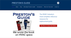 Desktop Screenshot of prestonsguide.com